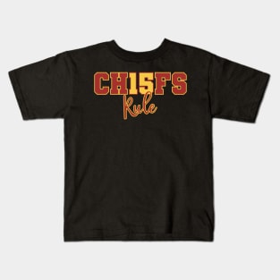 Chiefs Rule Patrick Mahomes Kids T-Shirt